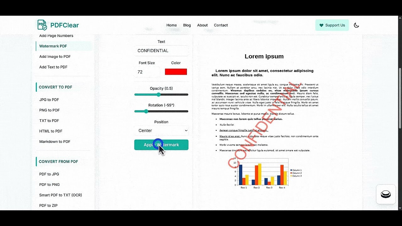 PDFClear screenshot 4