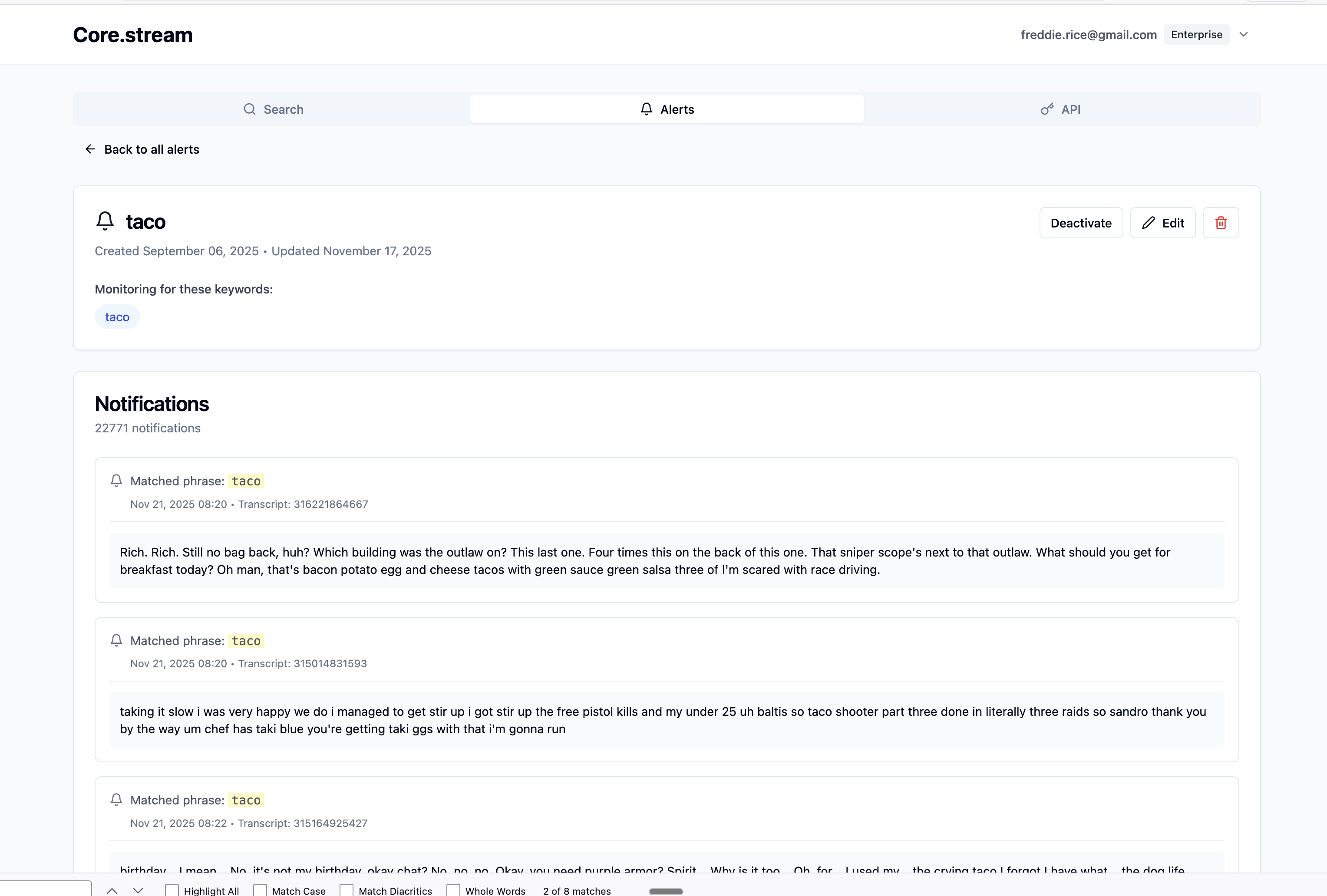 Core.stream screenshot 2