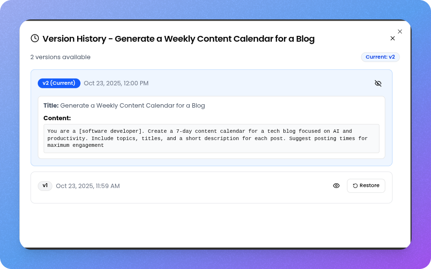 Promtoric screenshot 5