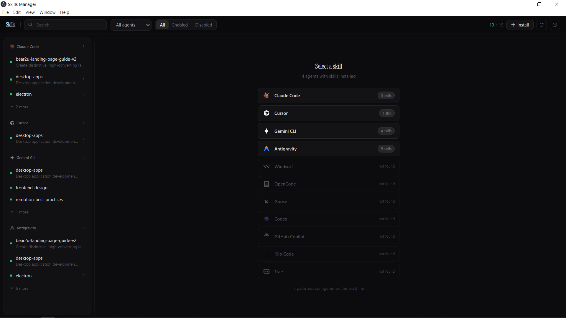 AI Skills Manager screenshot 3