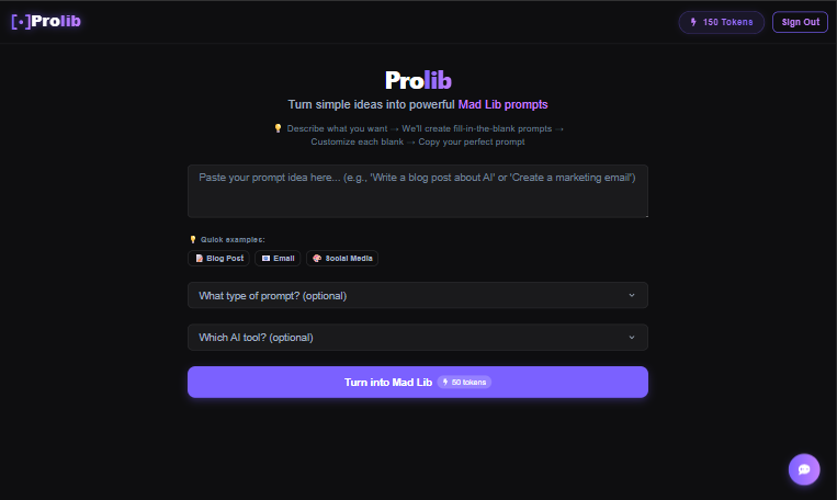 Prolib screenshot 2