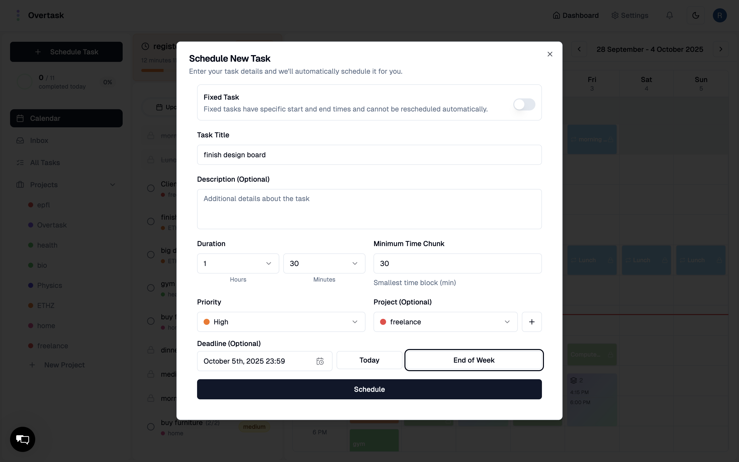 Overtask screenshot 3