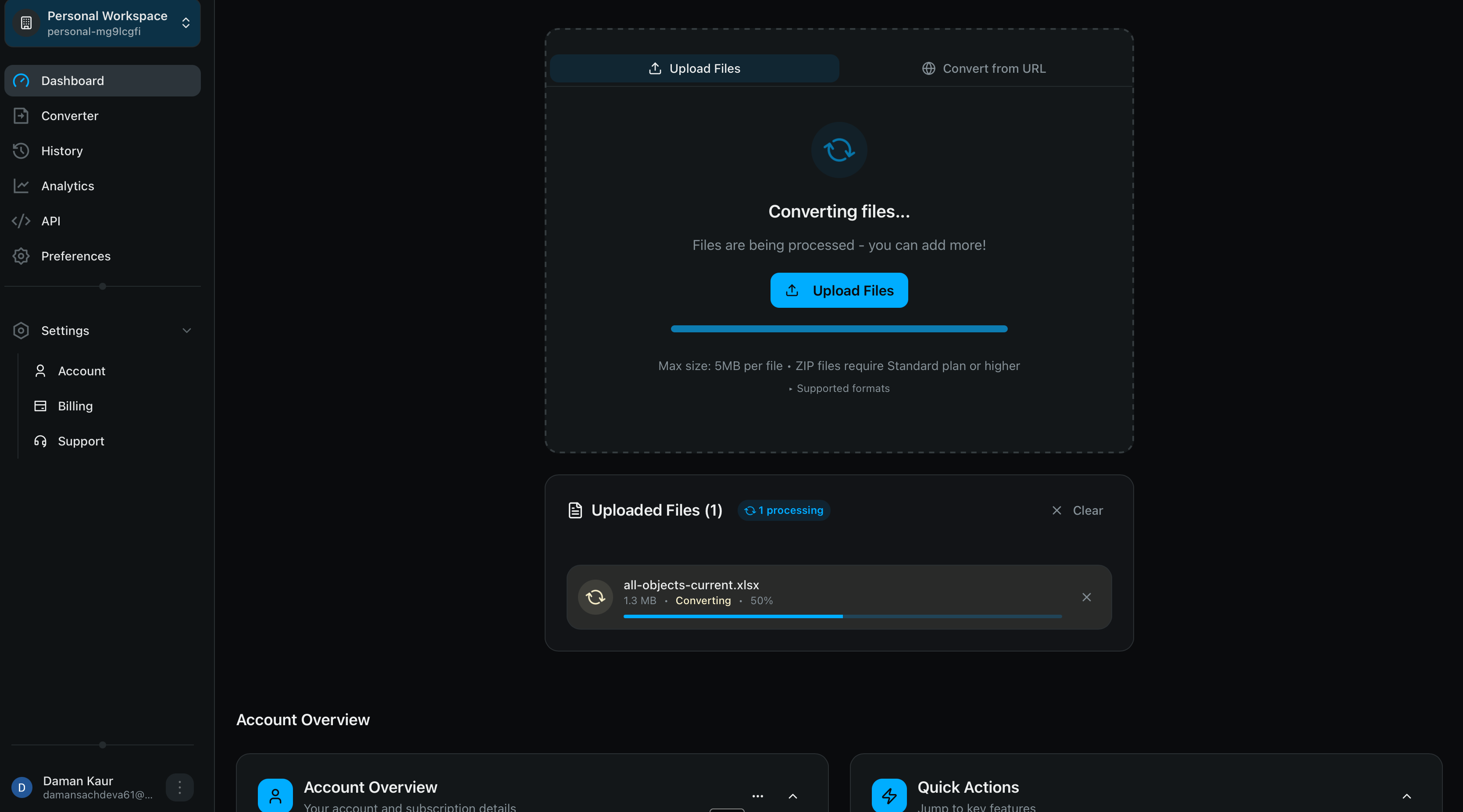 MarkdownConverters: Files → Markdown screenshot 2