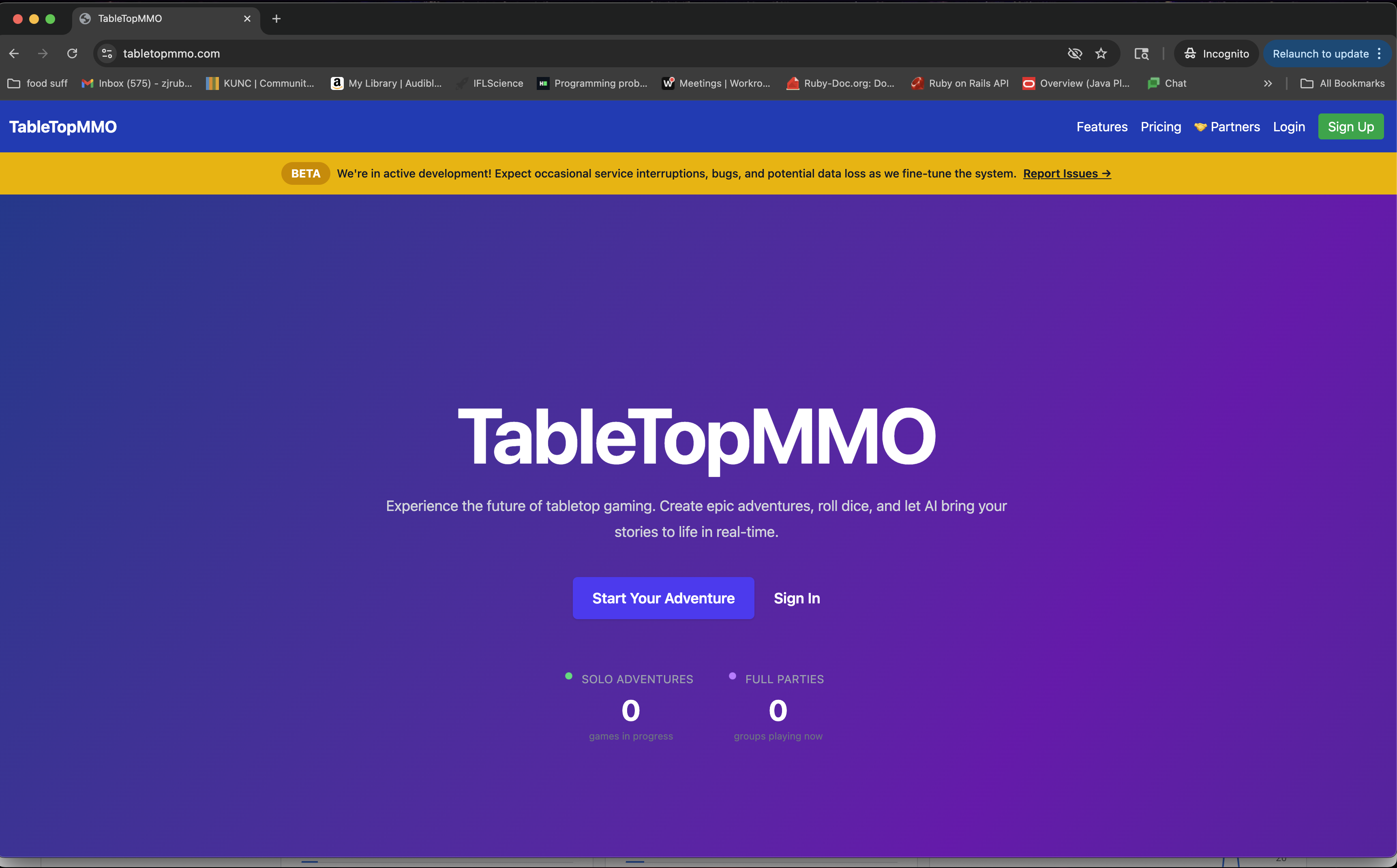 TableTopMMO! Play TTRPG's anytime! screenshot 1