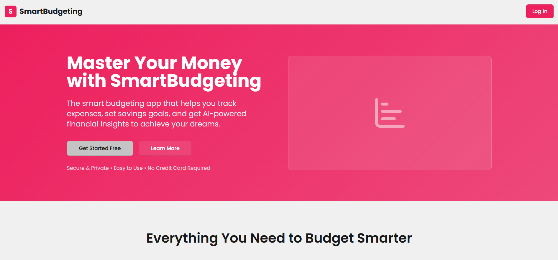 SmartBudgeting screenshot 1