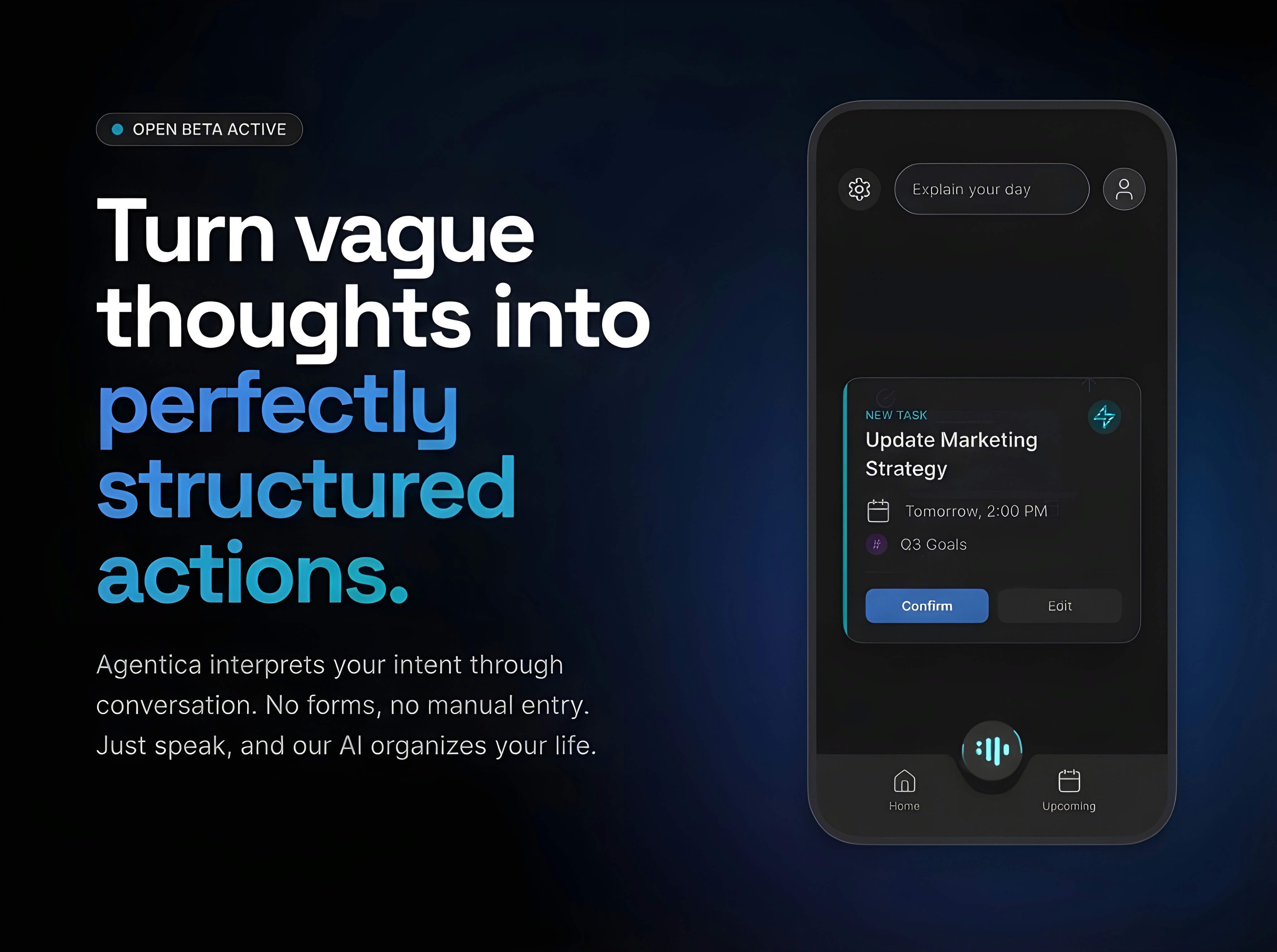 Agentica screenshot 1
