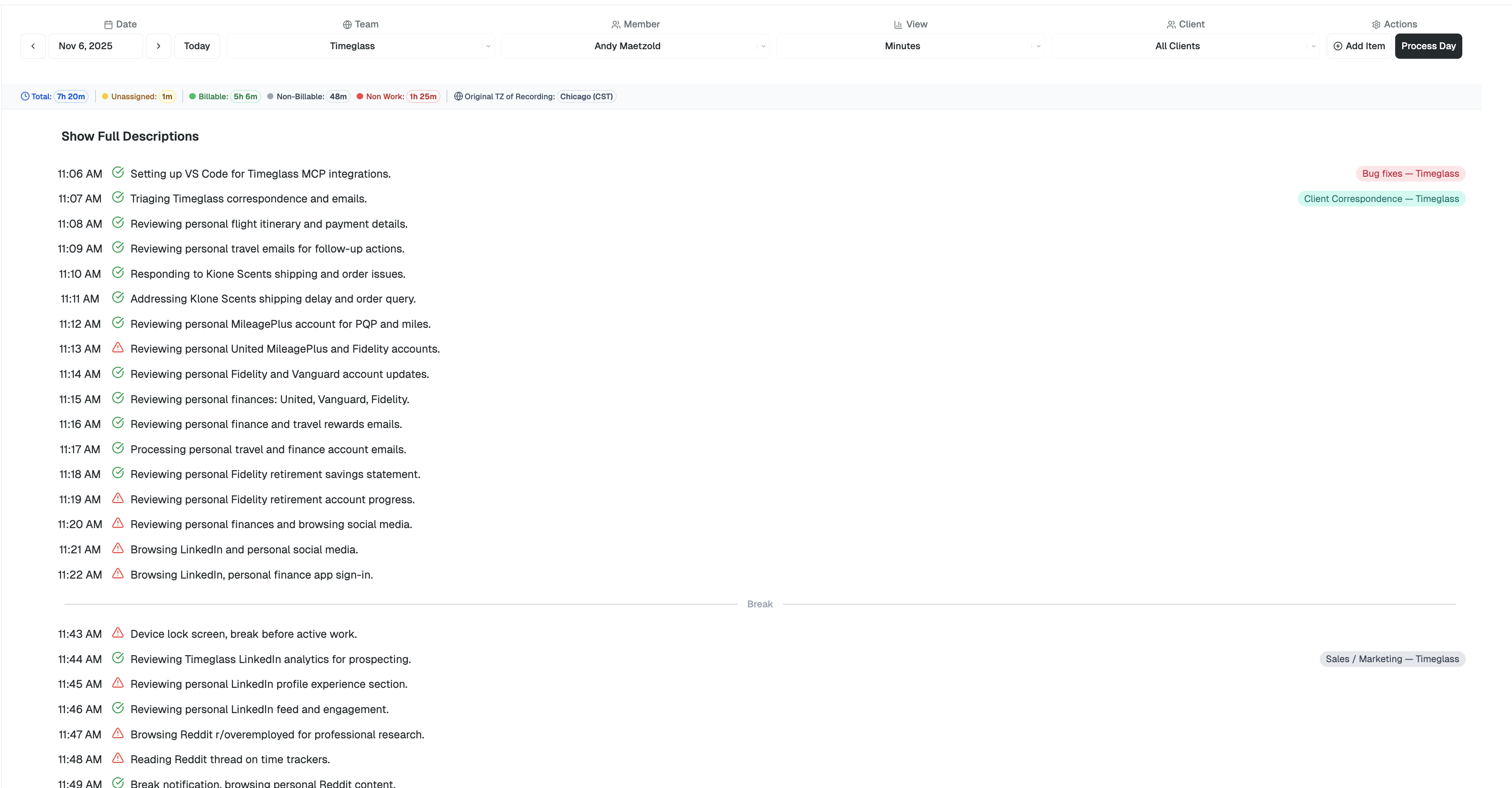 Timeglass screenshot 6