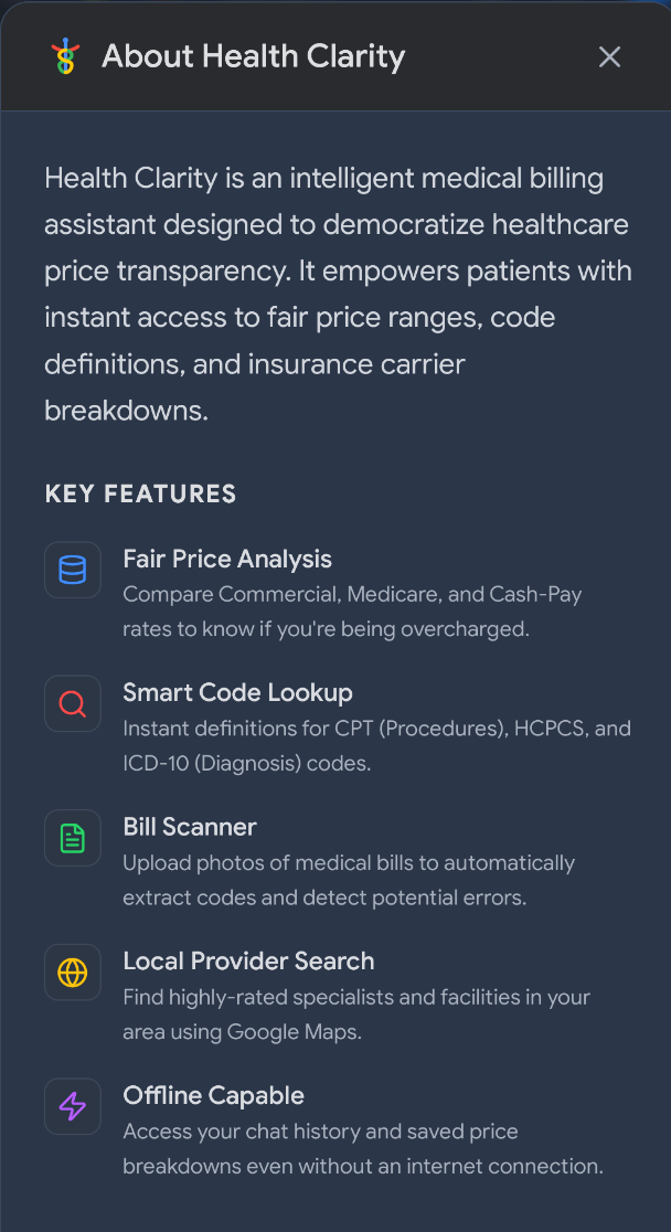 Health Clarity AI screenshot 2