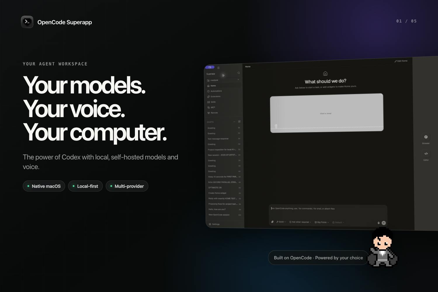 OpenCode Superapp screenshot 1