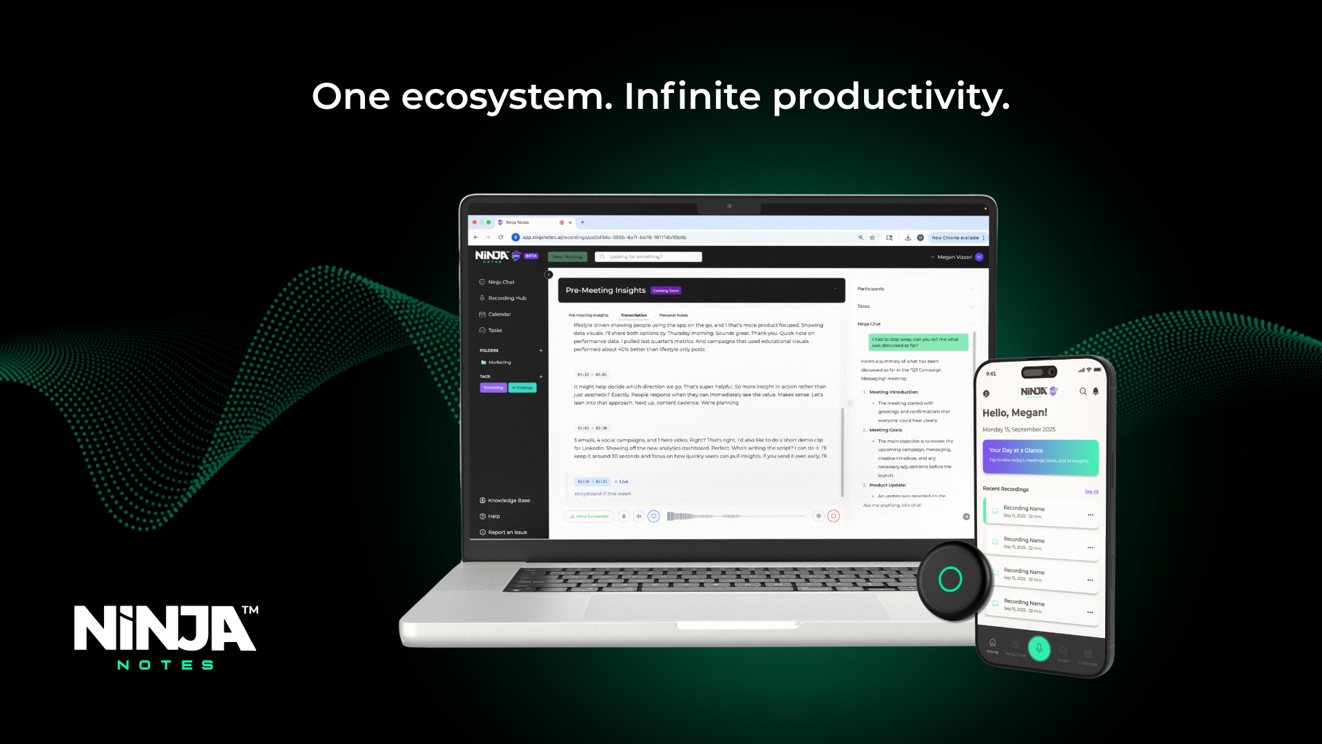 Ninja Notes screenshot 1