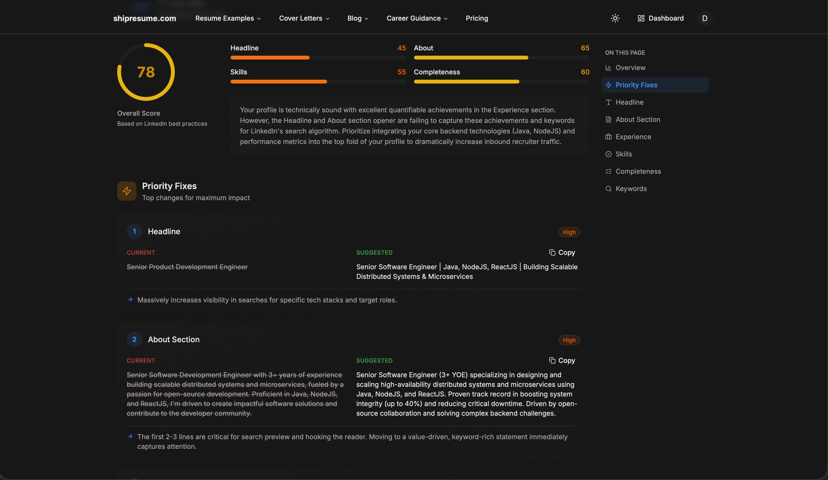 ShipResume - AI Resume Builder screenshot 4
