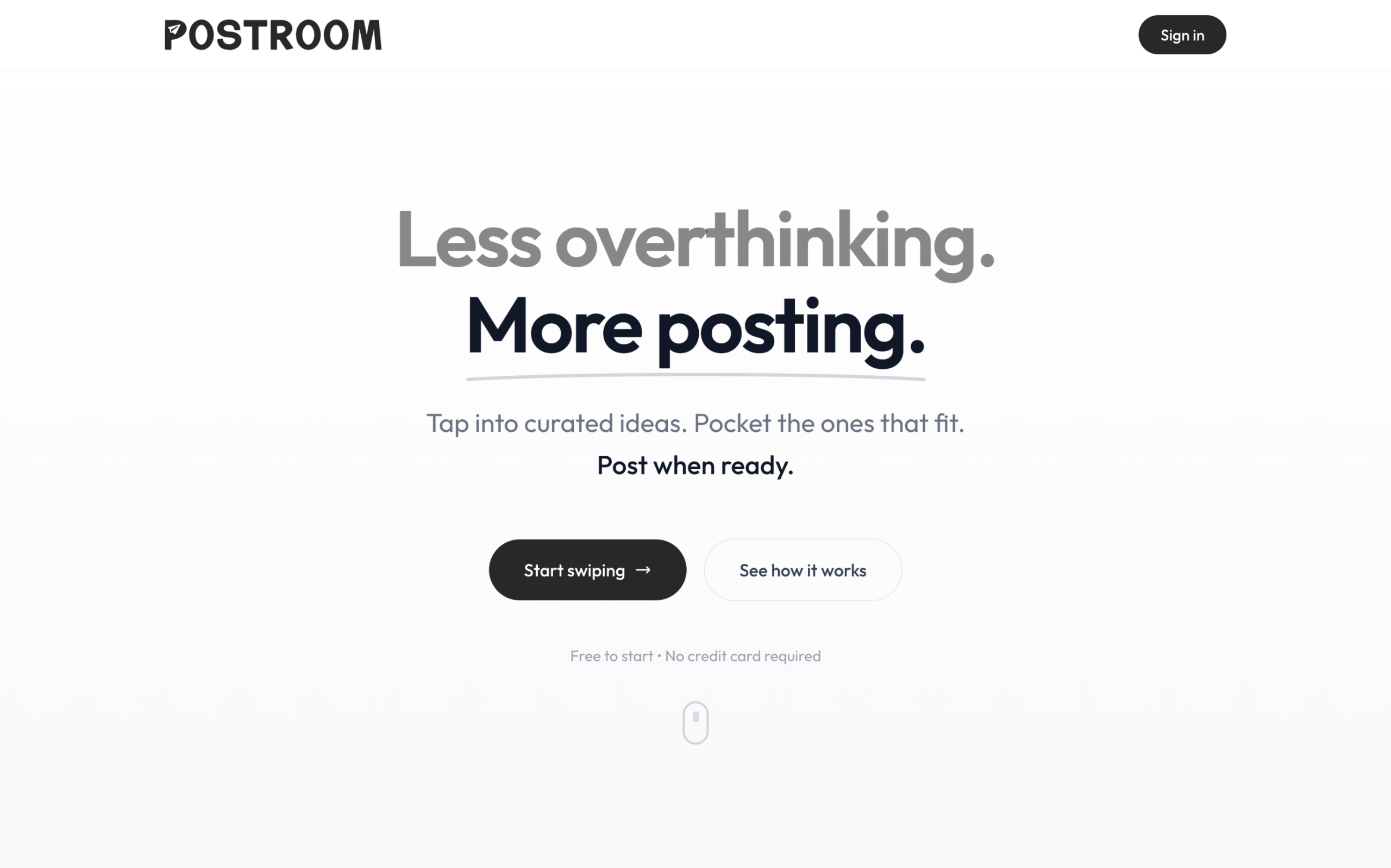 Postroom screenshot 1