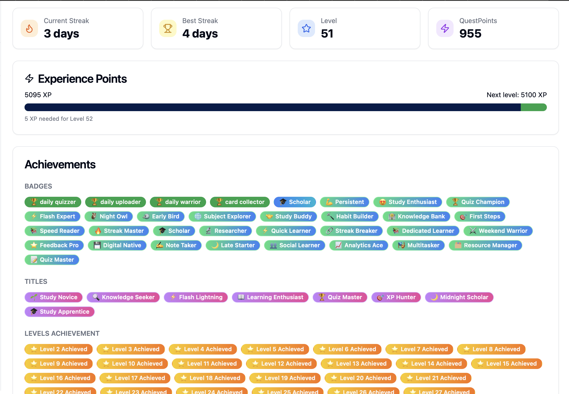 Scholawise screenshot 2