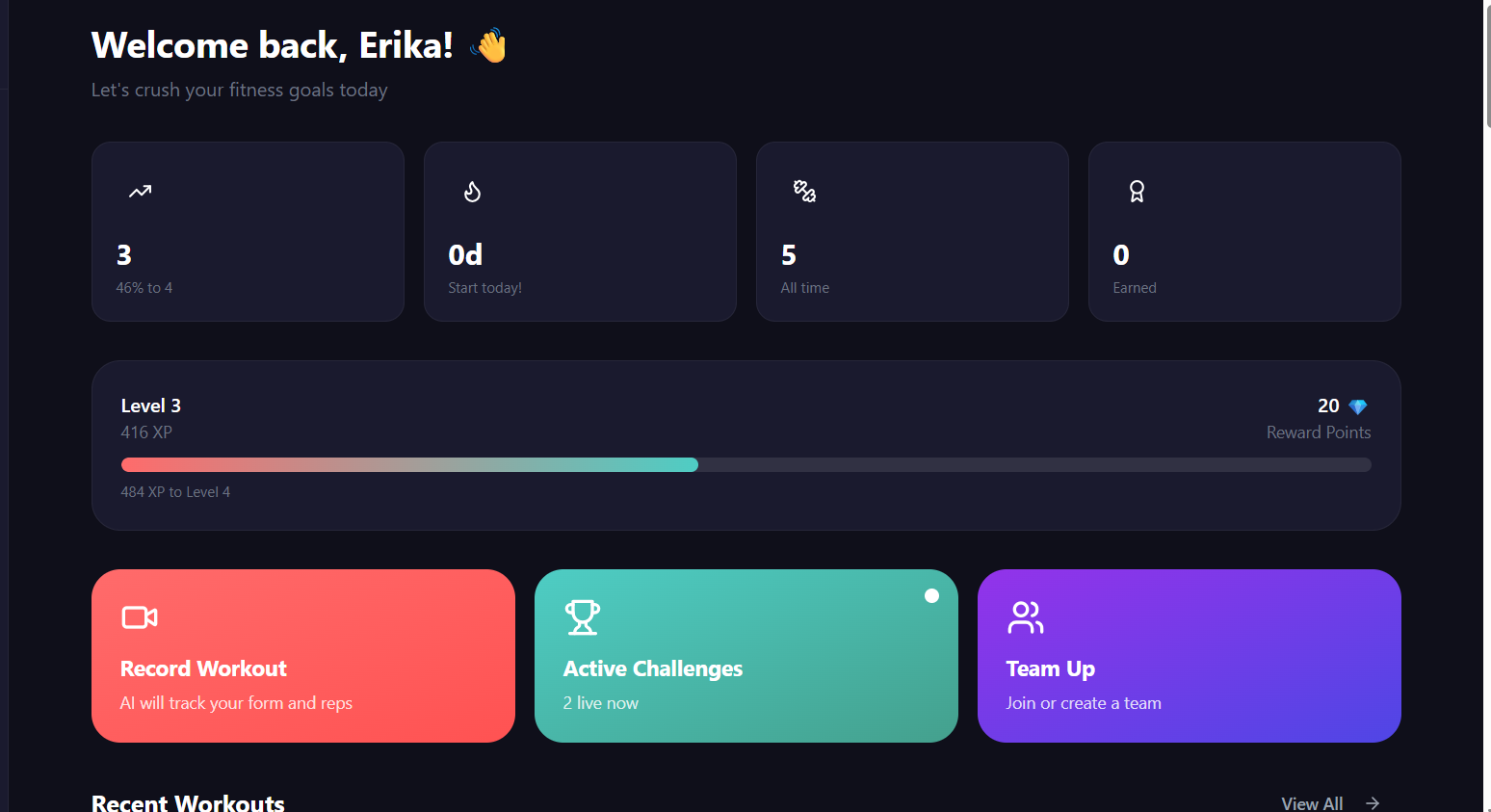 SimplyFit AI screenshot 1