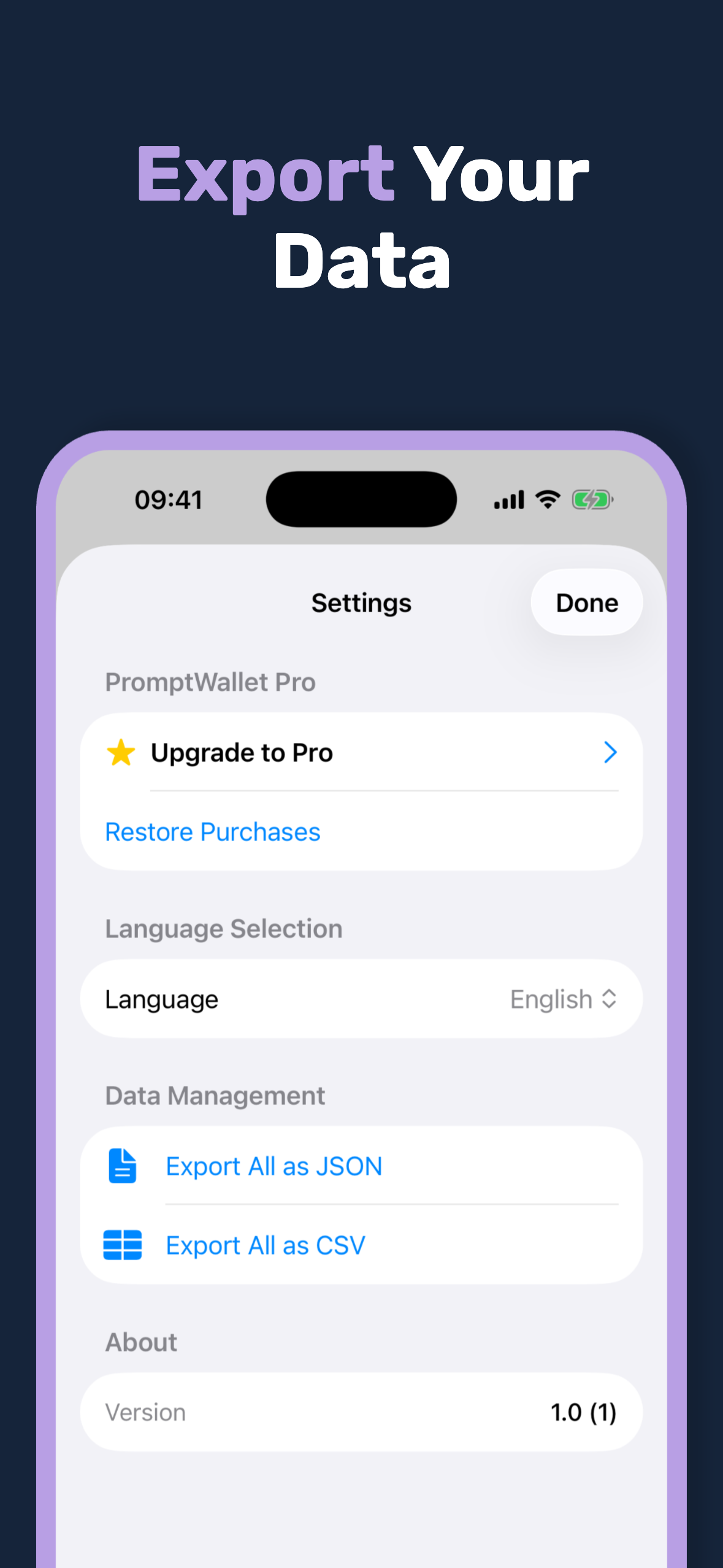 PromptWallet screenshot 3