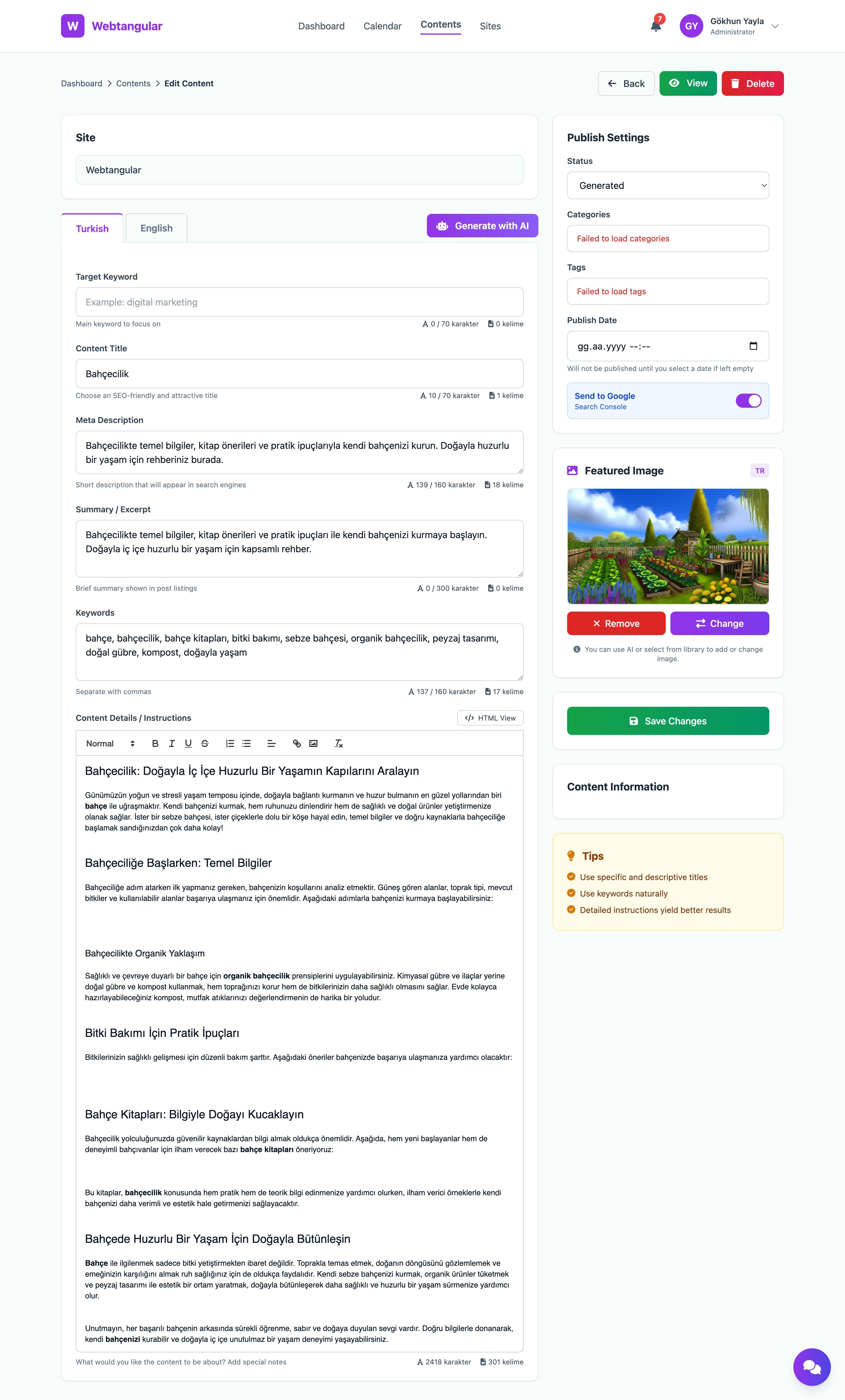Webtangular screenshot 5