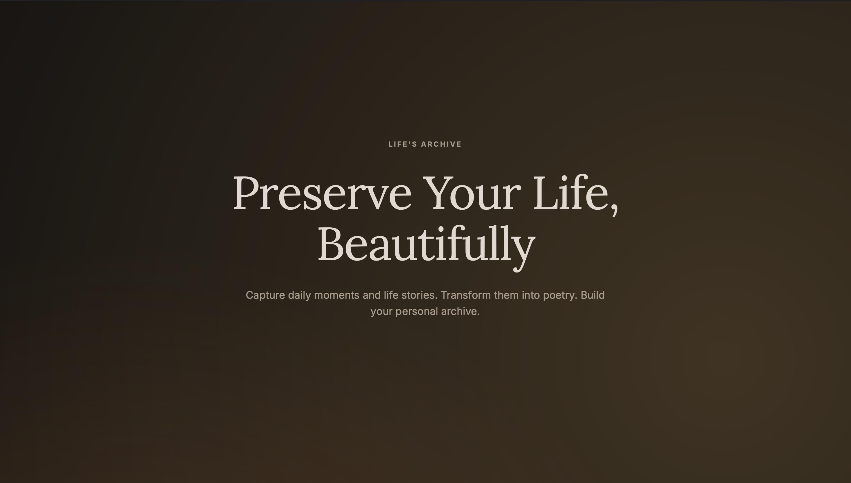 Life's Archive screenshot 1