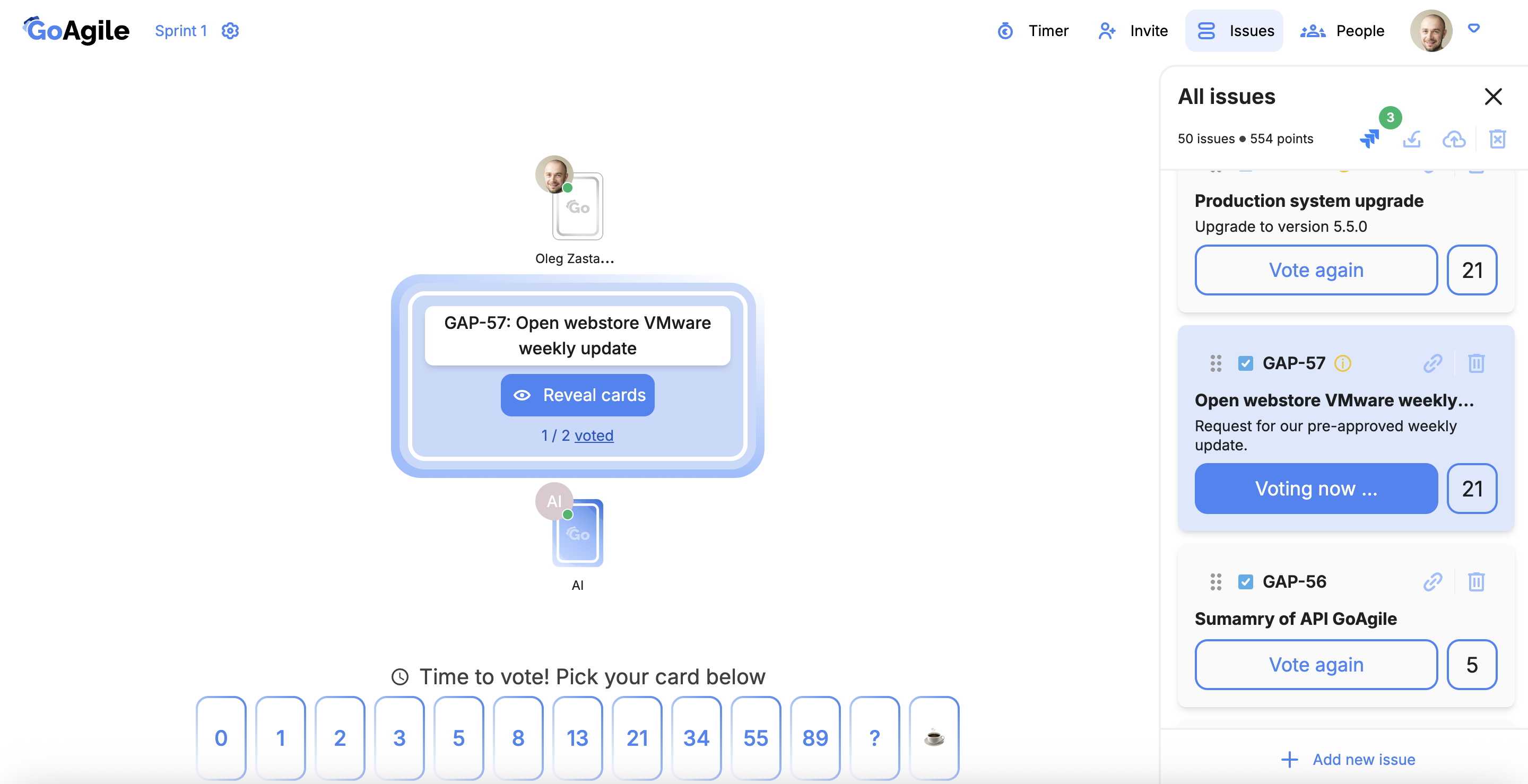 GoAgile screenshot 2