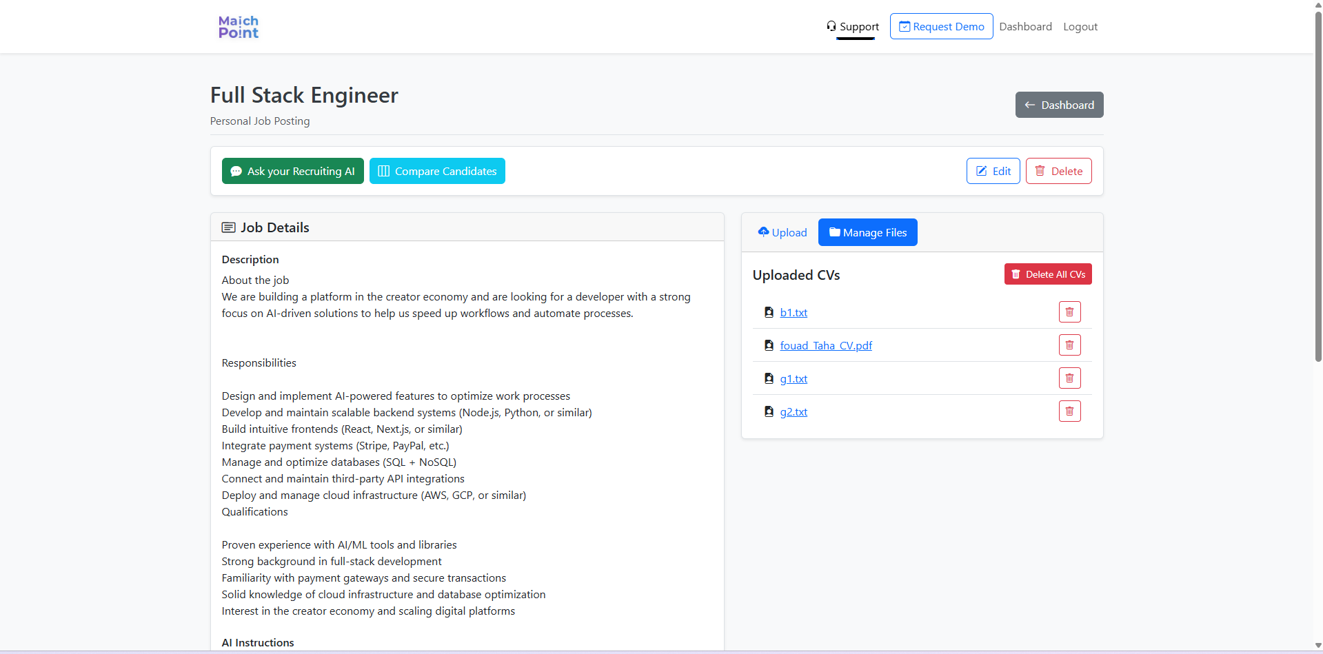 MatchPoint - AI Recruiting Platform screenshot 2
