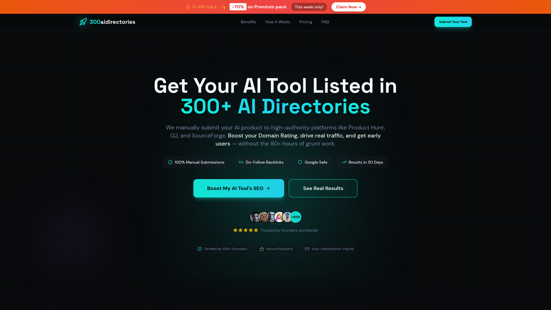 300aidirectories - DR 0 to 30+ Fast screenshot 1