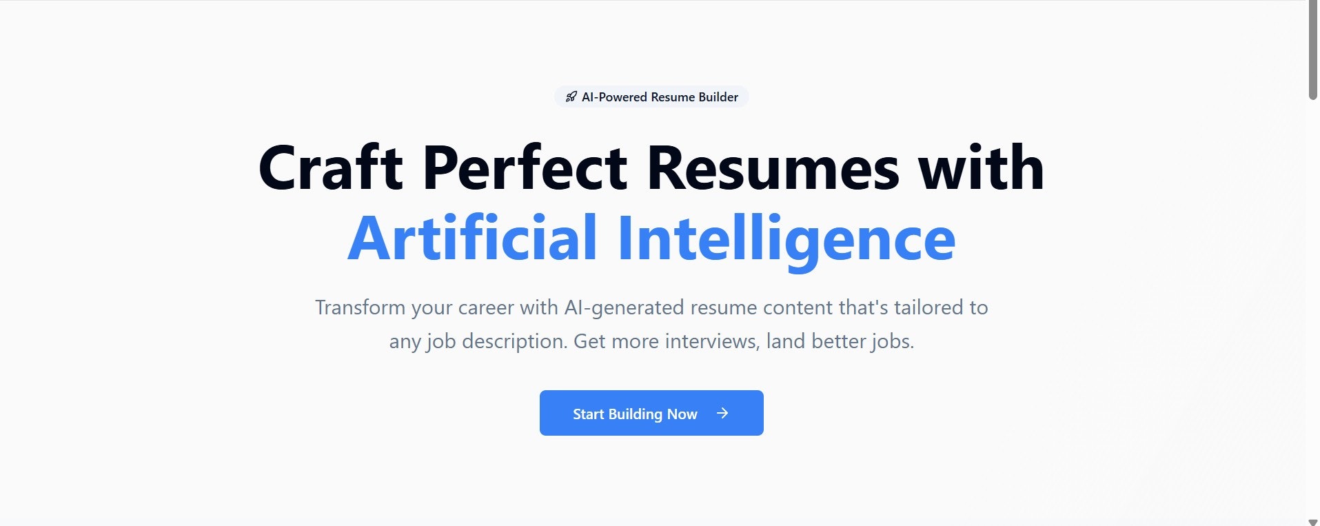 Resume Forge screenshot 1