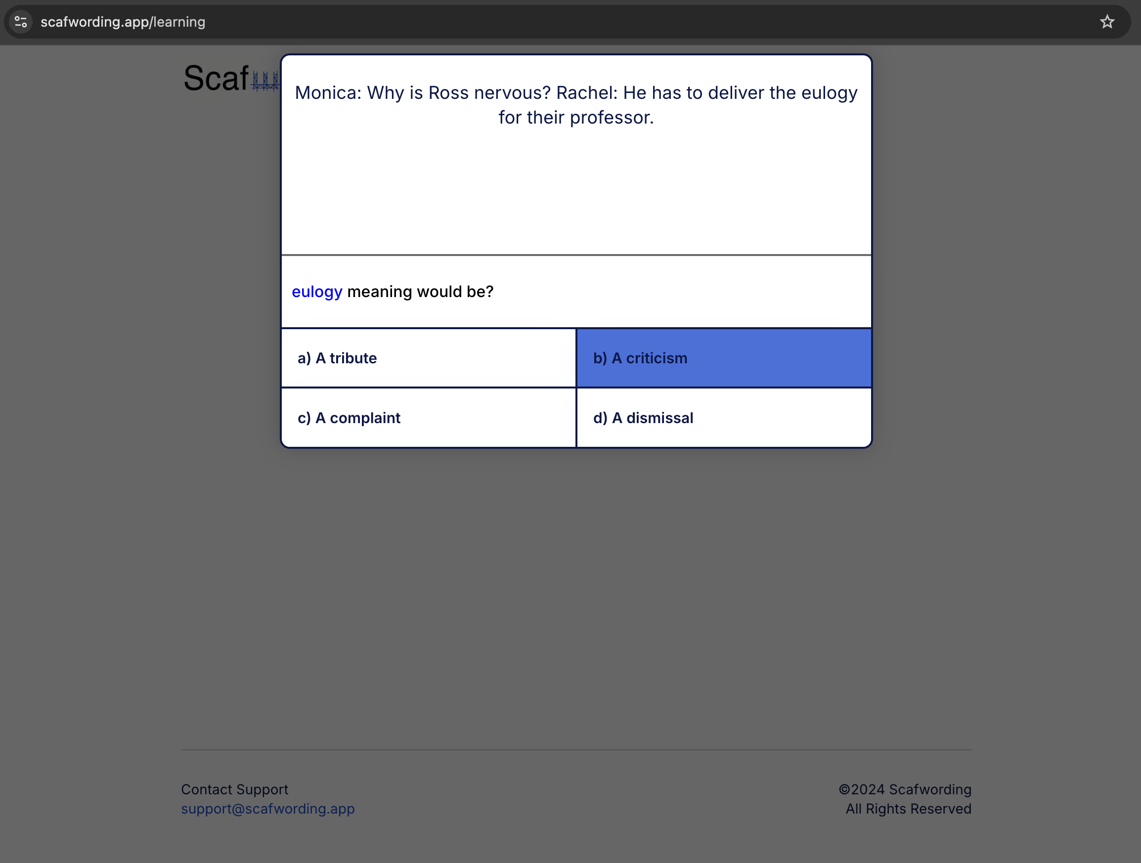 Scafwording screenshot 3