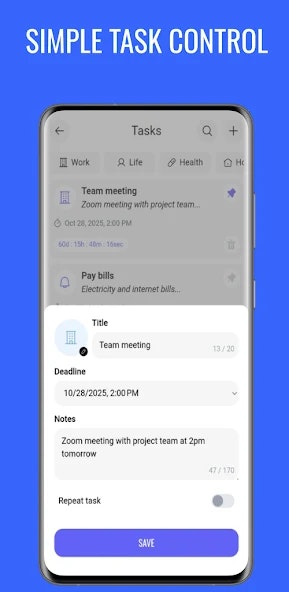 Taskly, powered by AI and voice screenshot 3