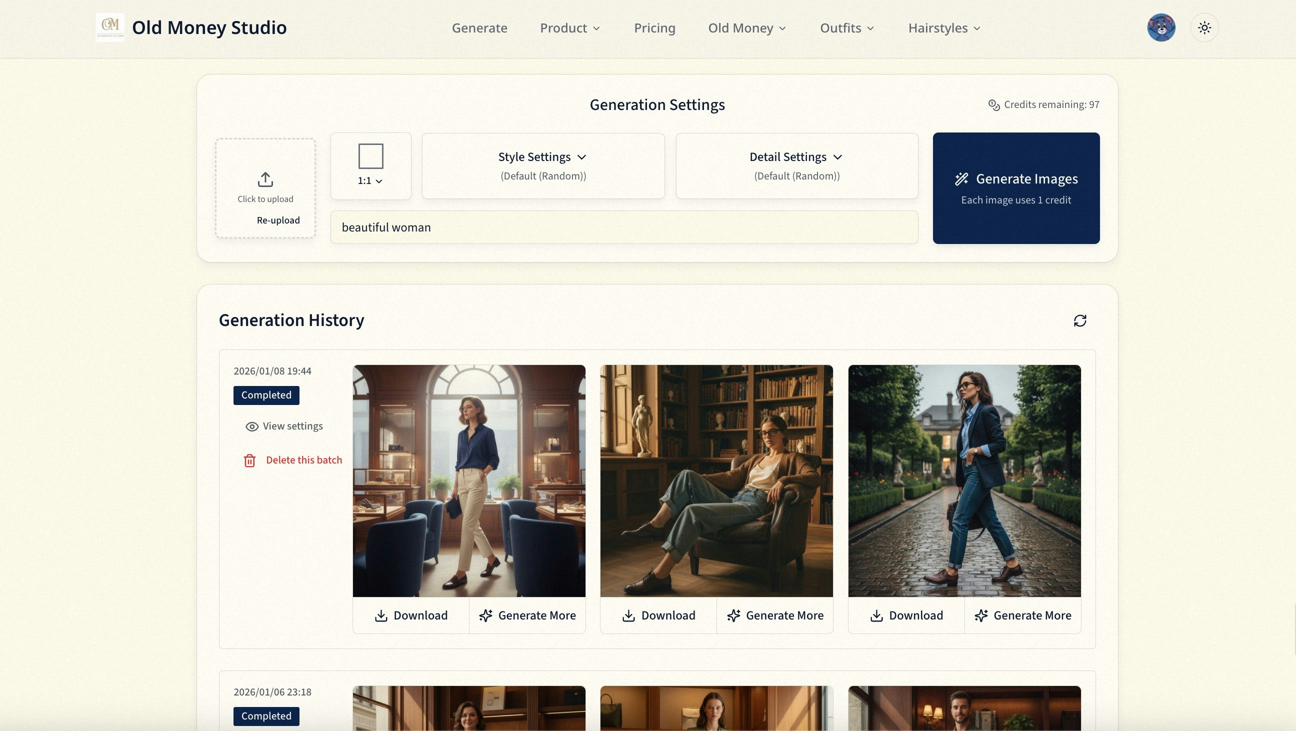 Old Money Studio screenshot 5