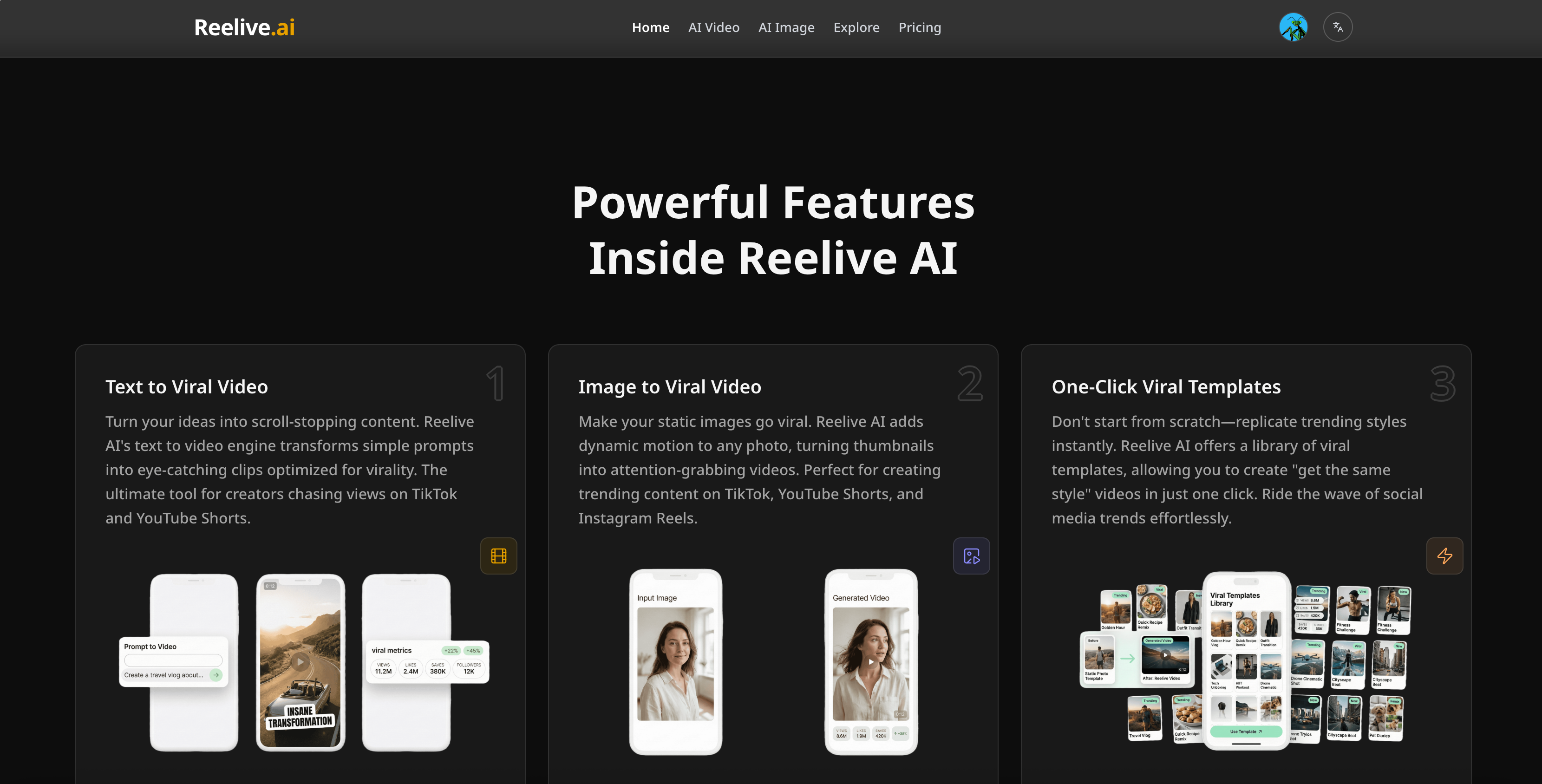 Reelive.ai screenshot 2