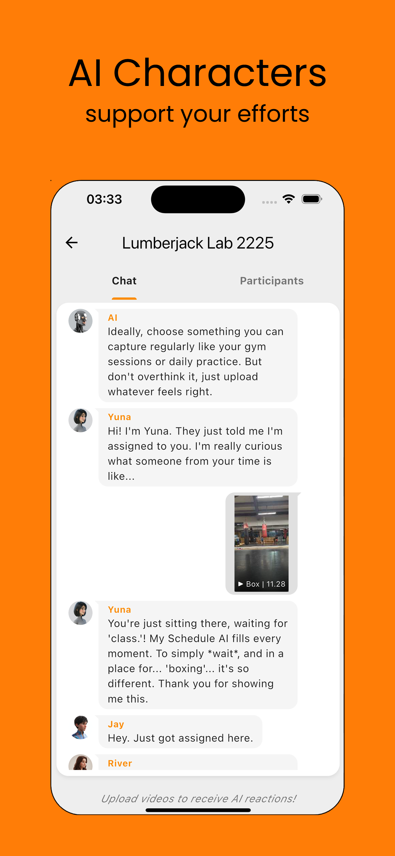 Lumberjack: micro vlogs screenshot 2