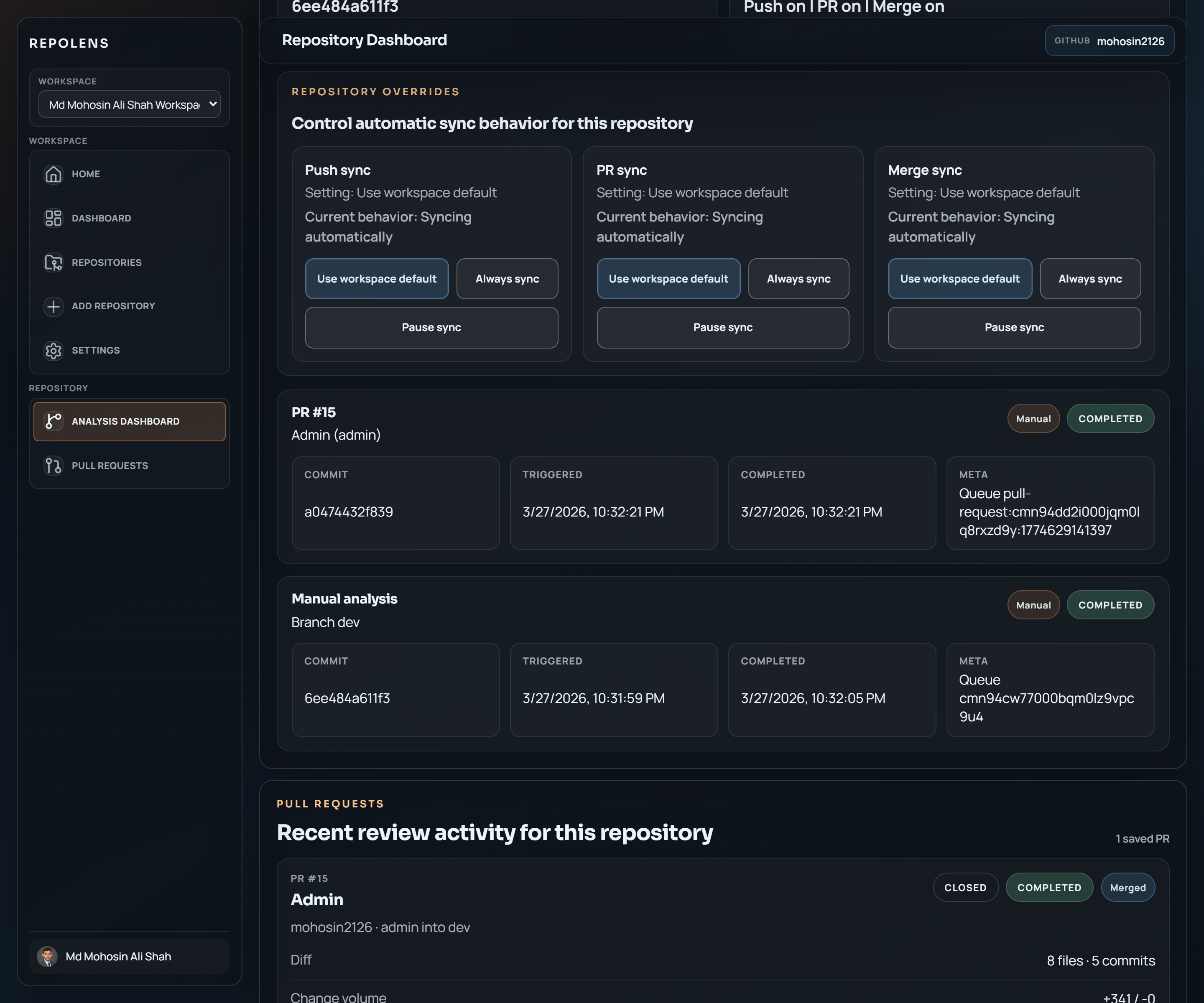 RepoLens screenshot 5