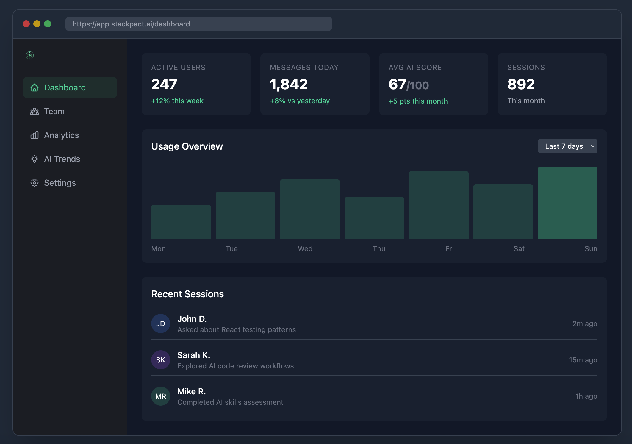 Devometric screenshot 1