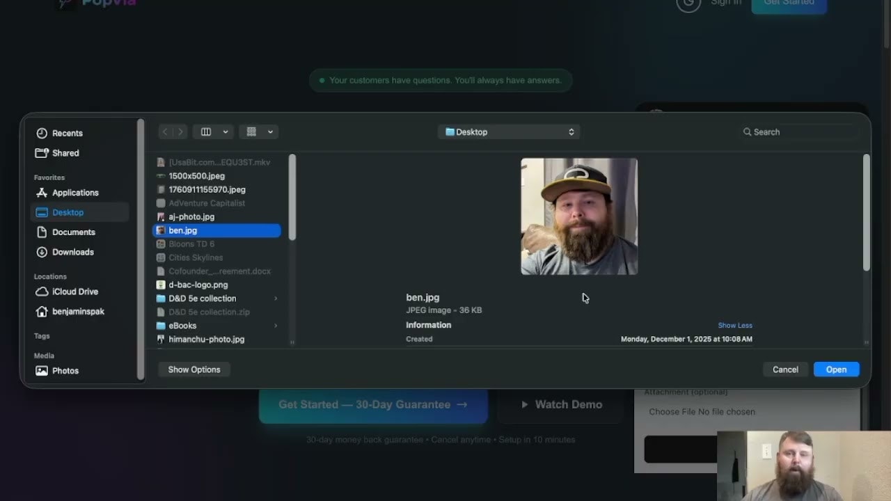 PopVia screenshot 1