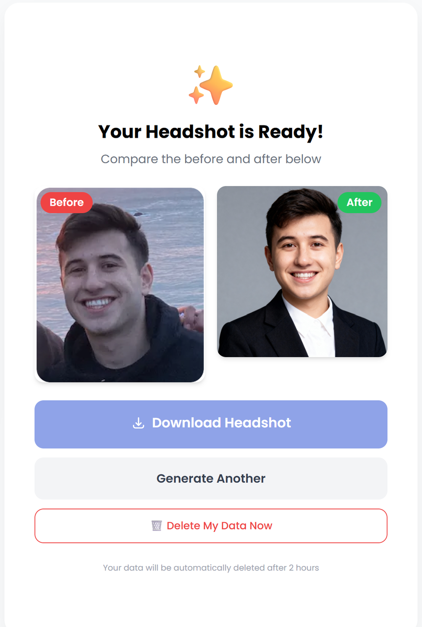 Headshots.autos screenshot 2