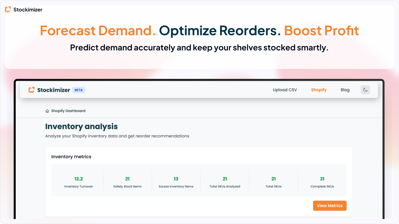 Stockimizer screenshot 6