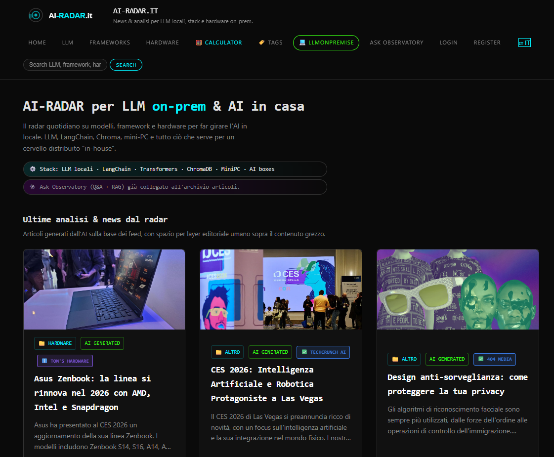 AI-Radar.it Kick Off screenshot 4