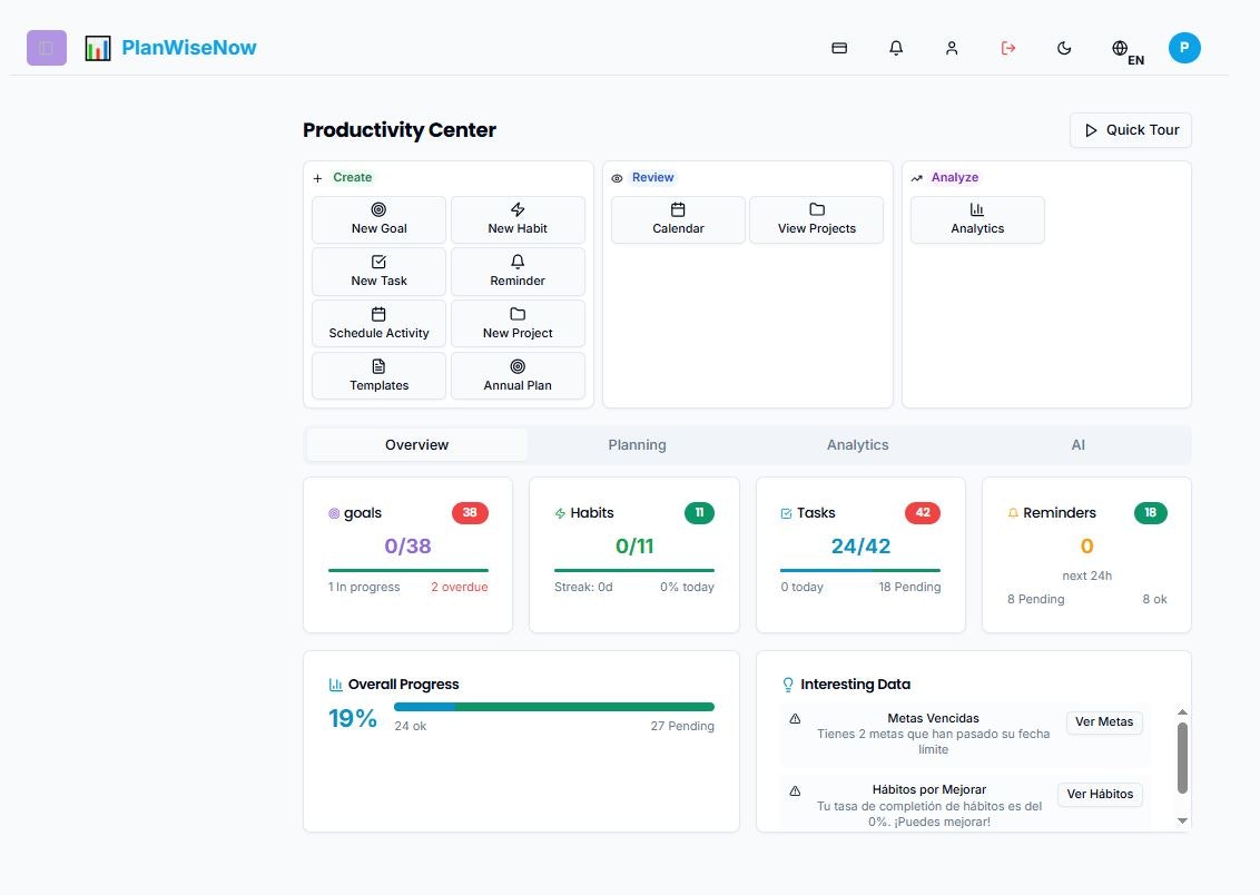 PlanWiseNow screenshot 4