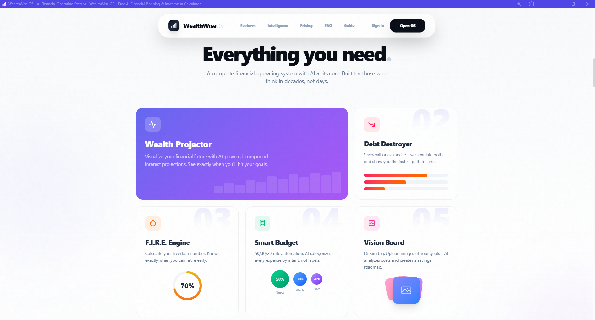WealthWise OS screenshot 3