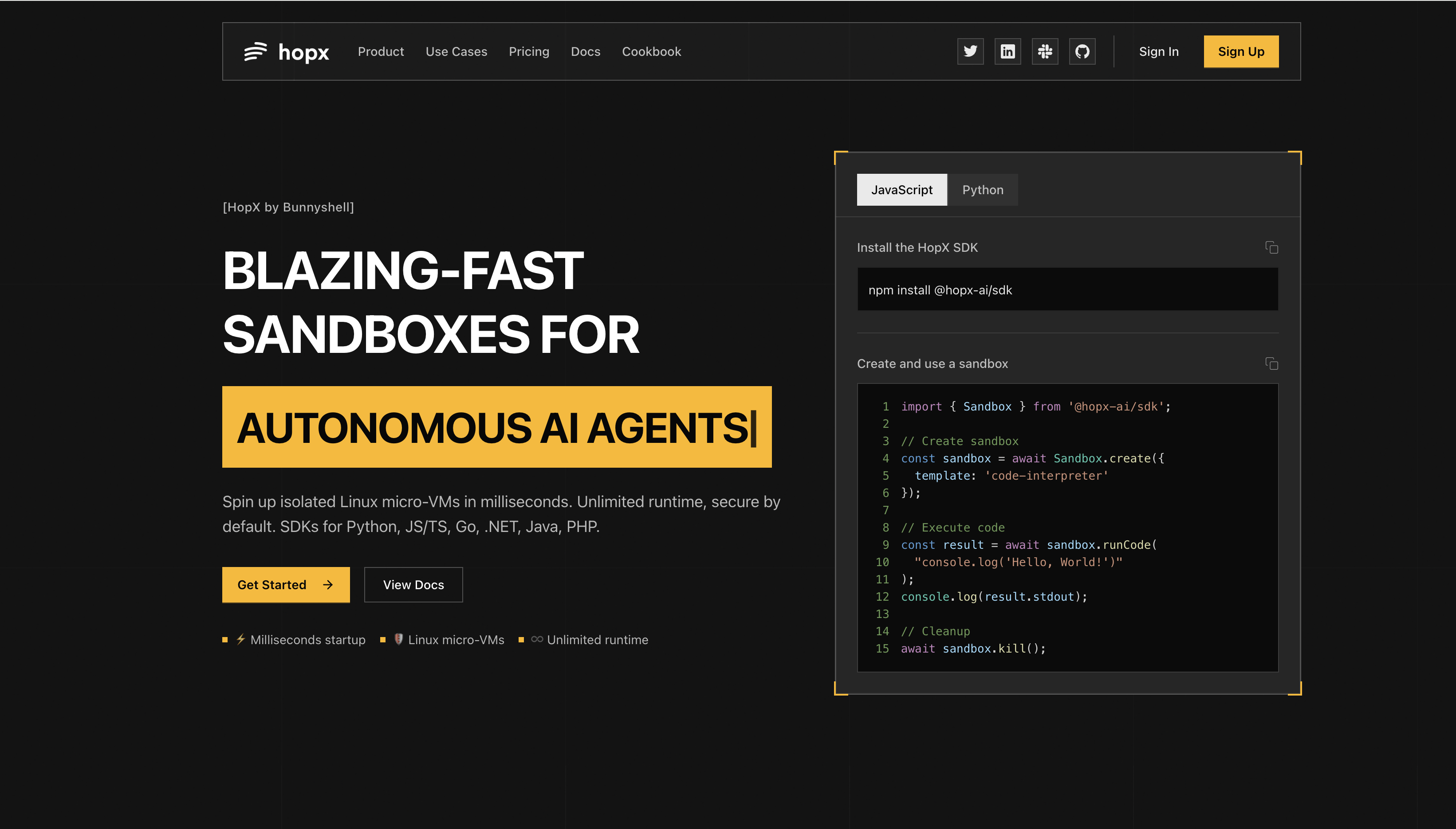 The Cloud for AI Agents screenshot 1