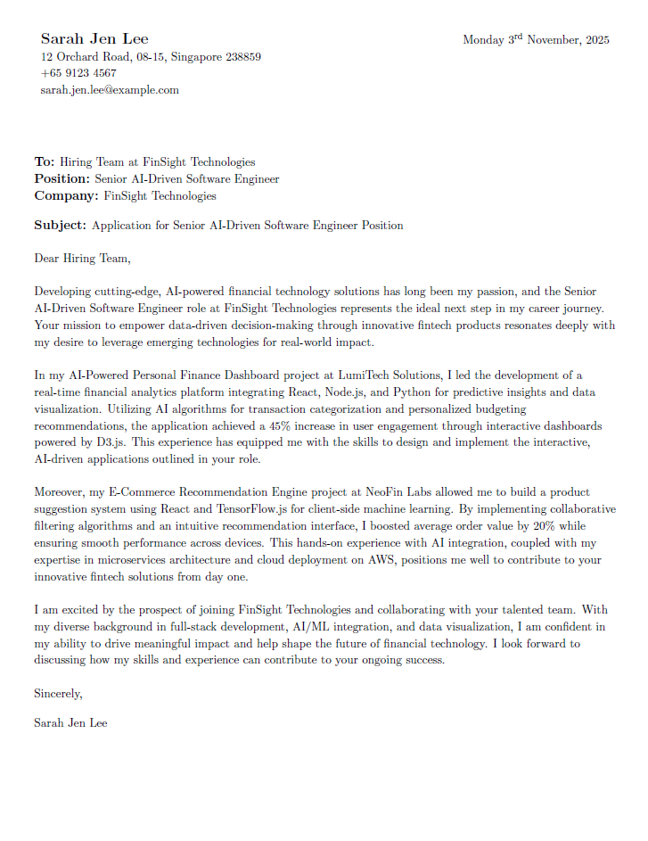 LazyLetter screenshot 3