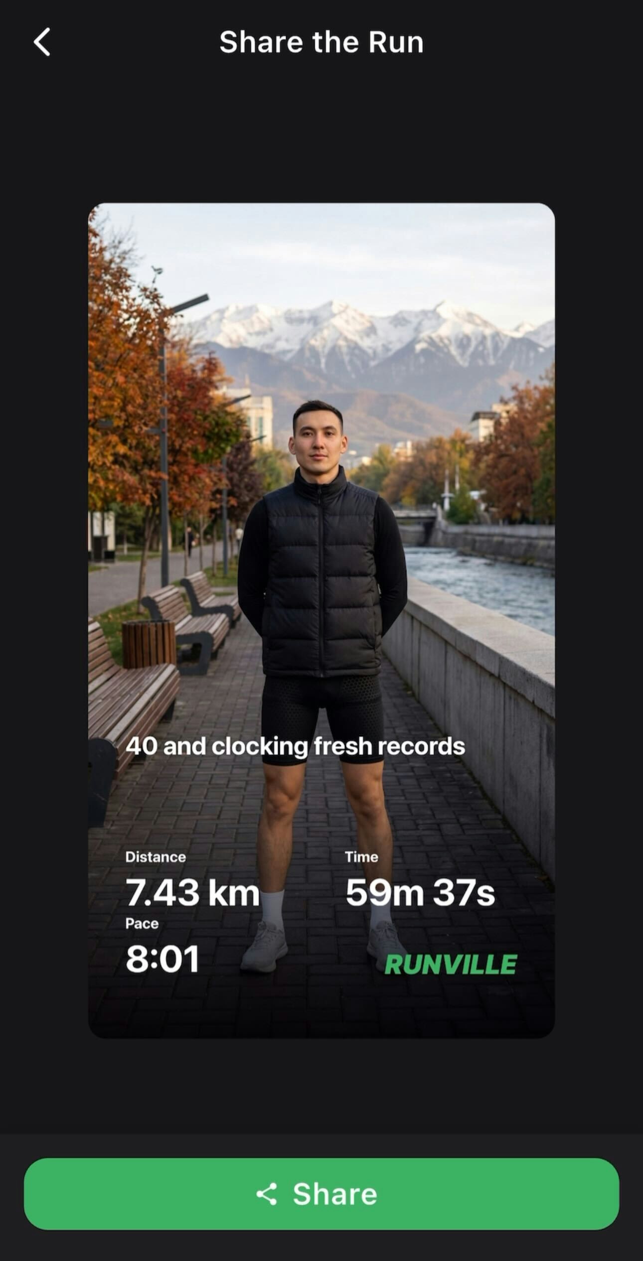 Runville - Creates Images of your run screenshot 8