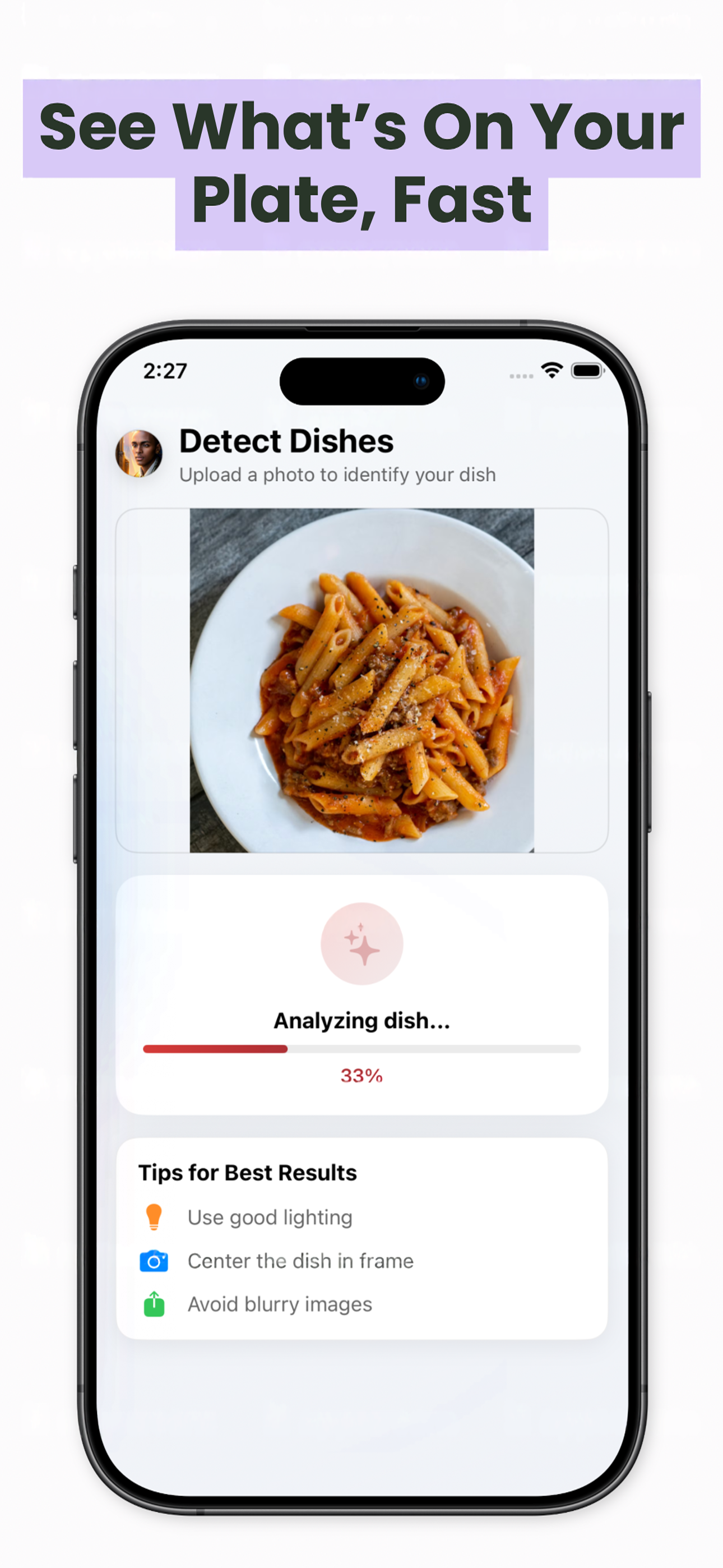 DishDetect screenshot 1