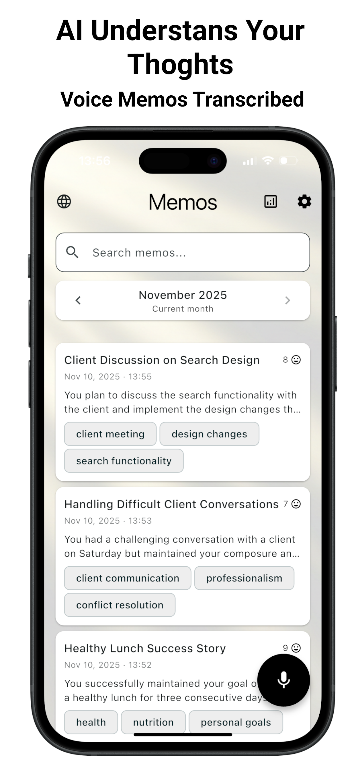 Narrate: AI Journal screenshot 1