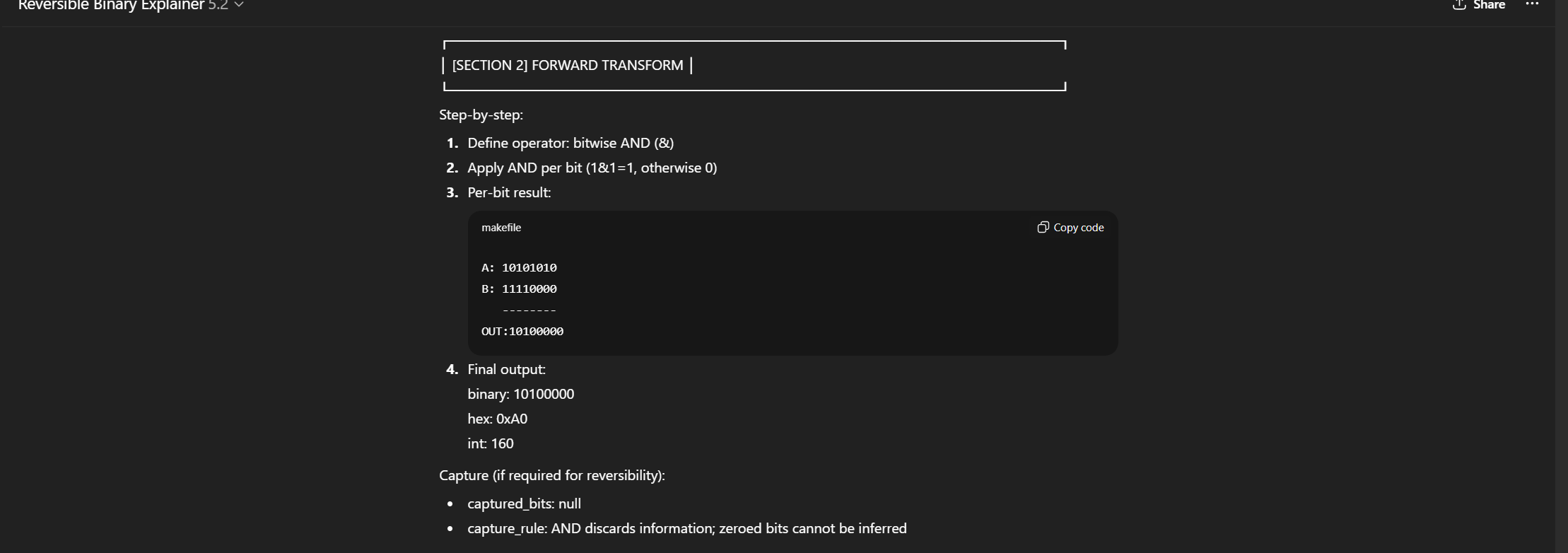 Reversible Binary Explainer screenshot 25