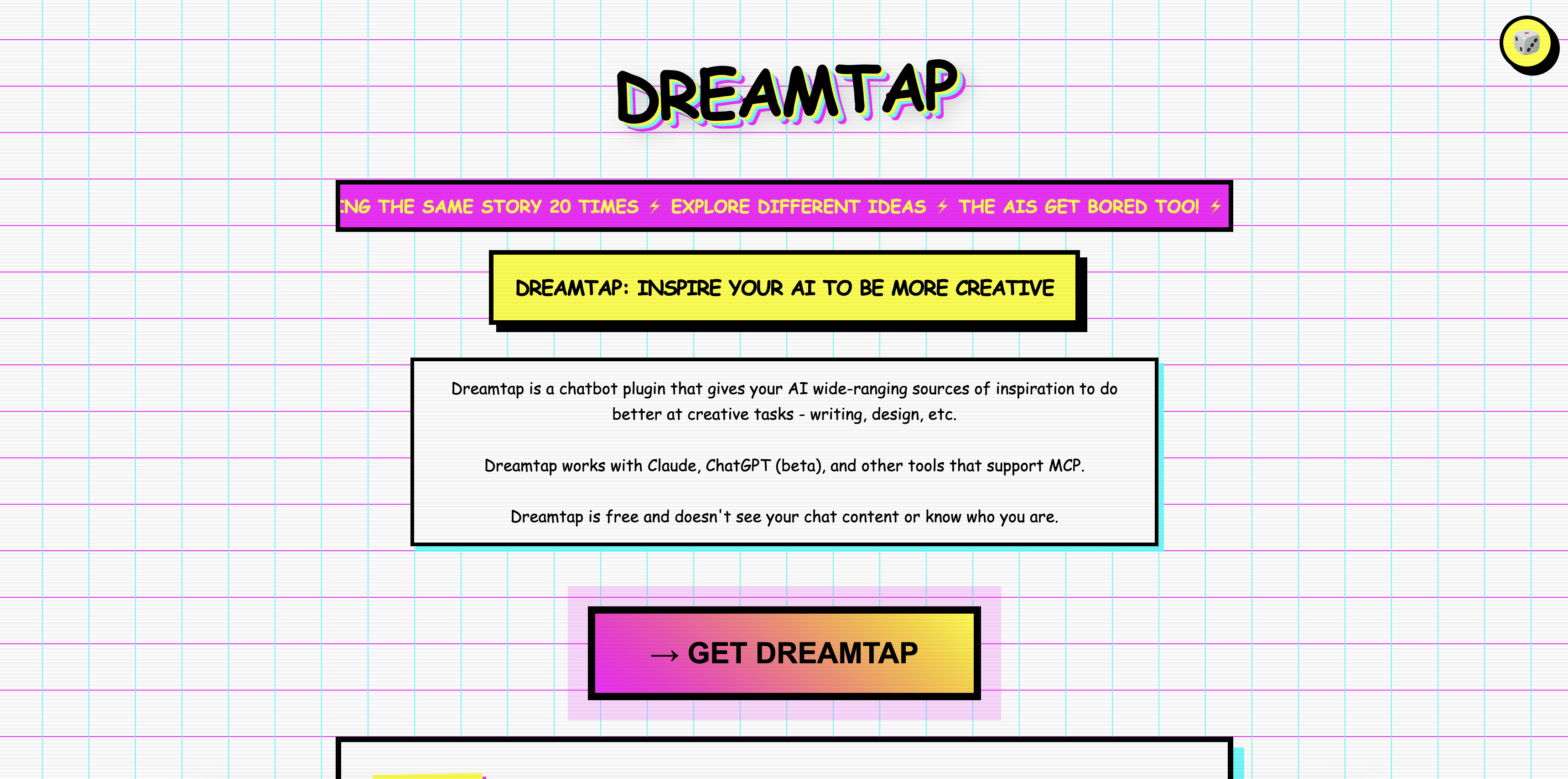 Dreamtap screenshot 1