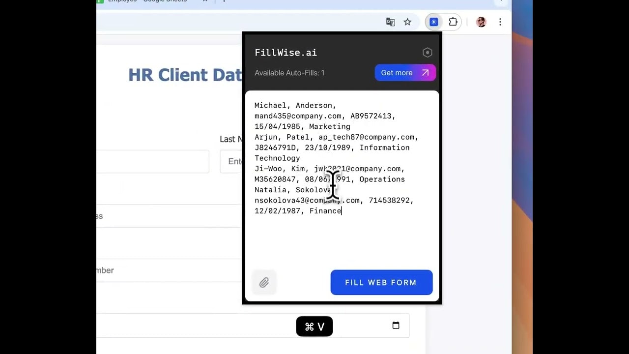 FillWise screenshot 1