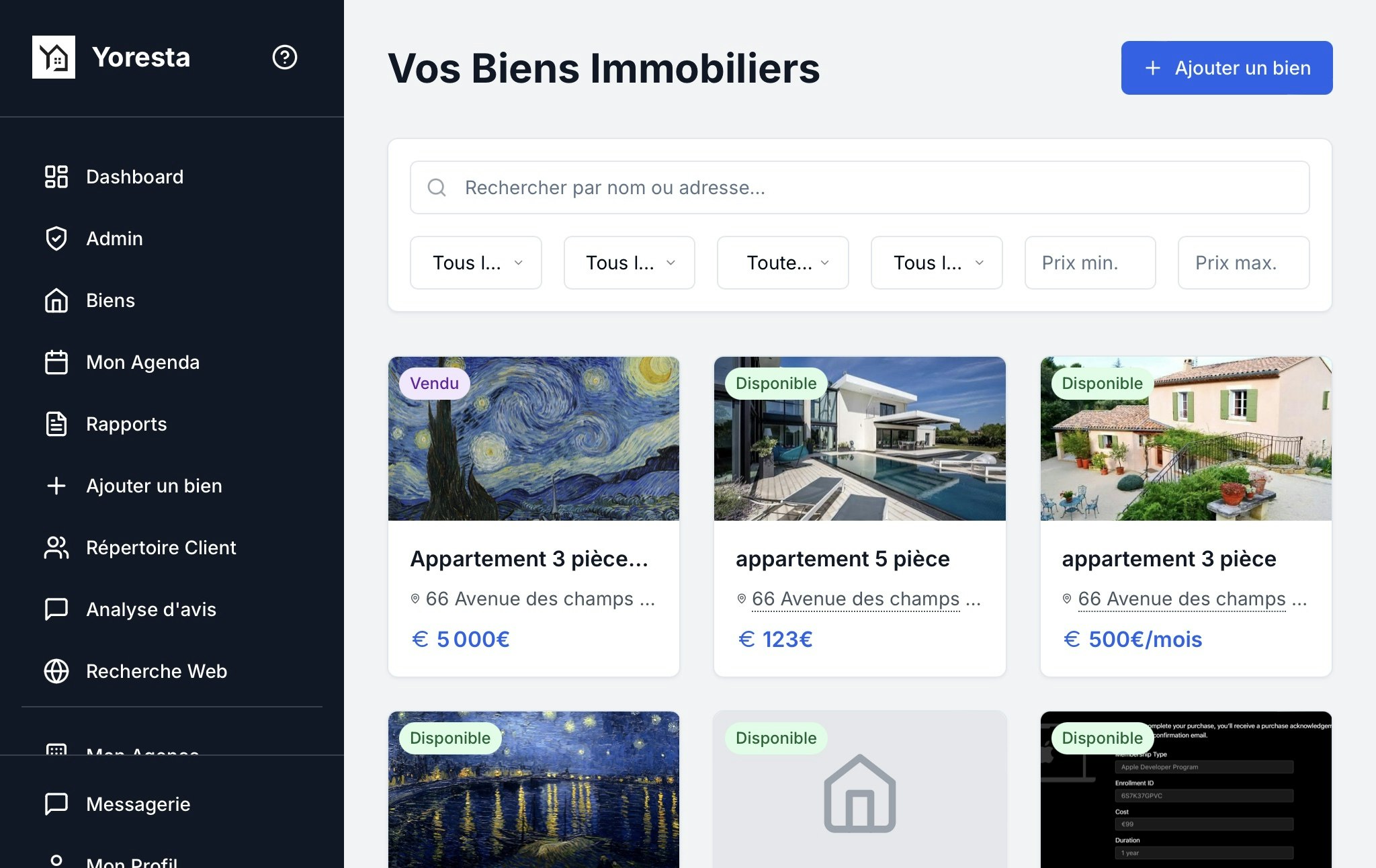 Yoresta screenshot 2
