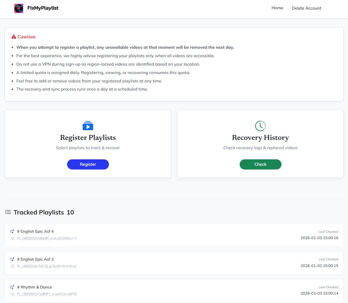 FixMyPlaylist screenshot 5