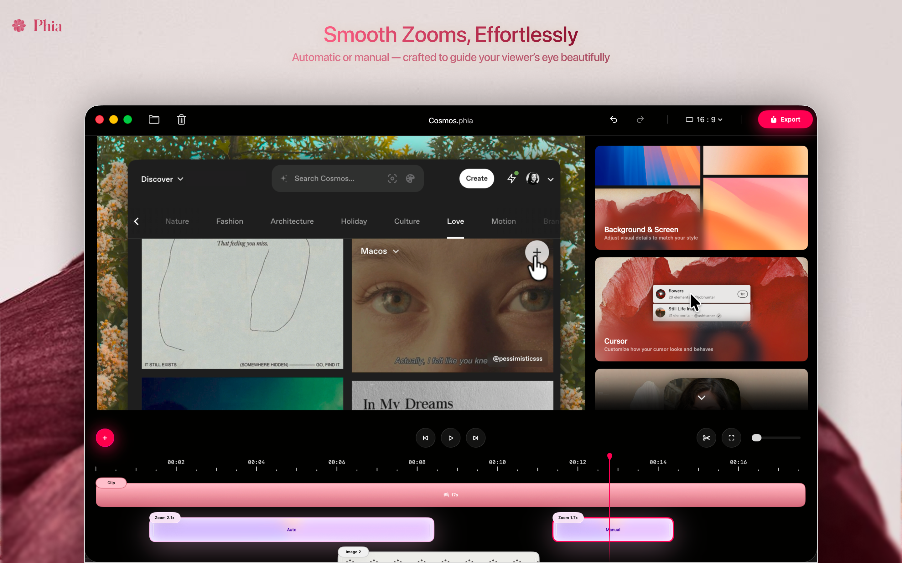 Phia screenshot 3